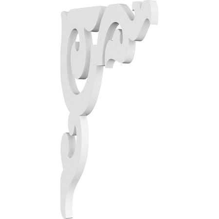 Ekena Millwork Rotherham Architectural Grade PVC Bracket, 5/8"W X 7 1/2"D X 13"H BKTP01X07X13RO